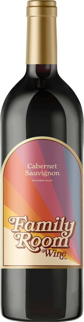 Family Room Cabernet Sauvignon wine bottle